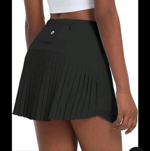 BALEAF Women's Pleated Tennis Skirt Golf Skorts for Woman High Medium, Black